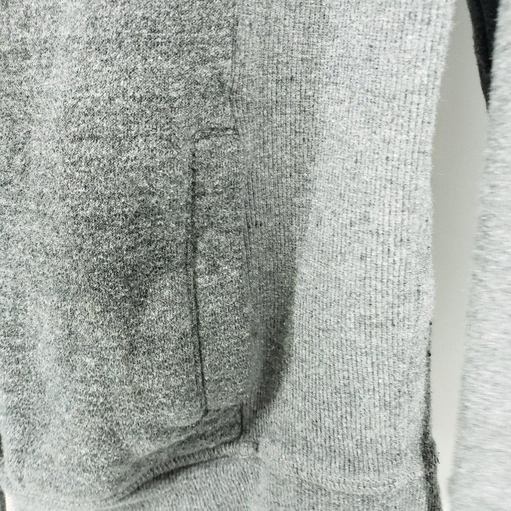Alo Yoga Gray Mock Neck Zip Up Hoodie Women's Size Small Gray - Picture 5 of 7